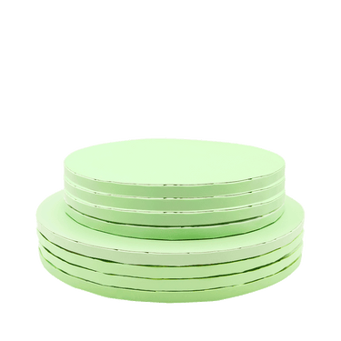 Base Alta Redonda Ø25cm- Verde Pastel
